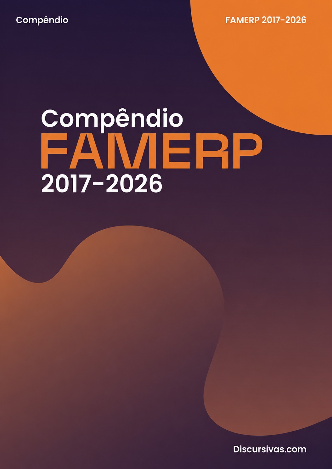 Capa do Compêndio FAMERP 2017 a 2026